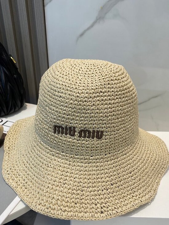 MIU MIU straw hat